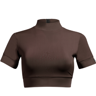 Roxanne crop chocolate