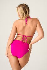 the jean fuchsia swimwear back look