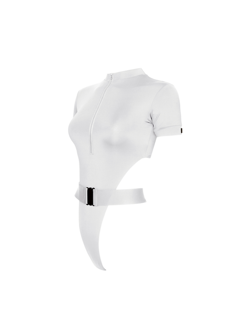 ivory dom powersuit swimmer side profile