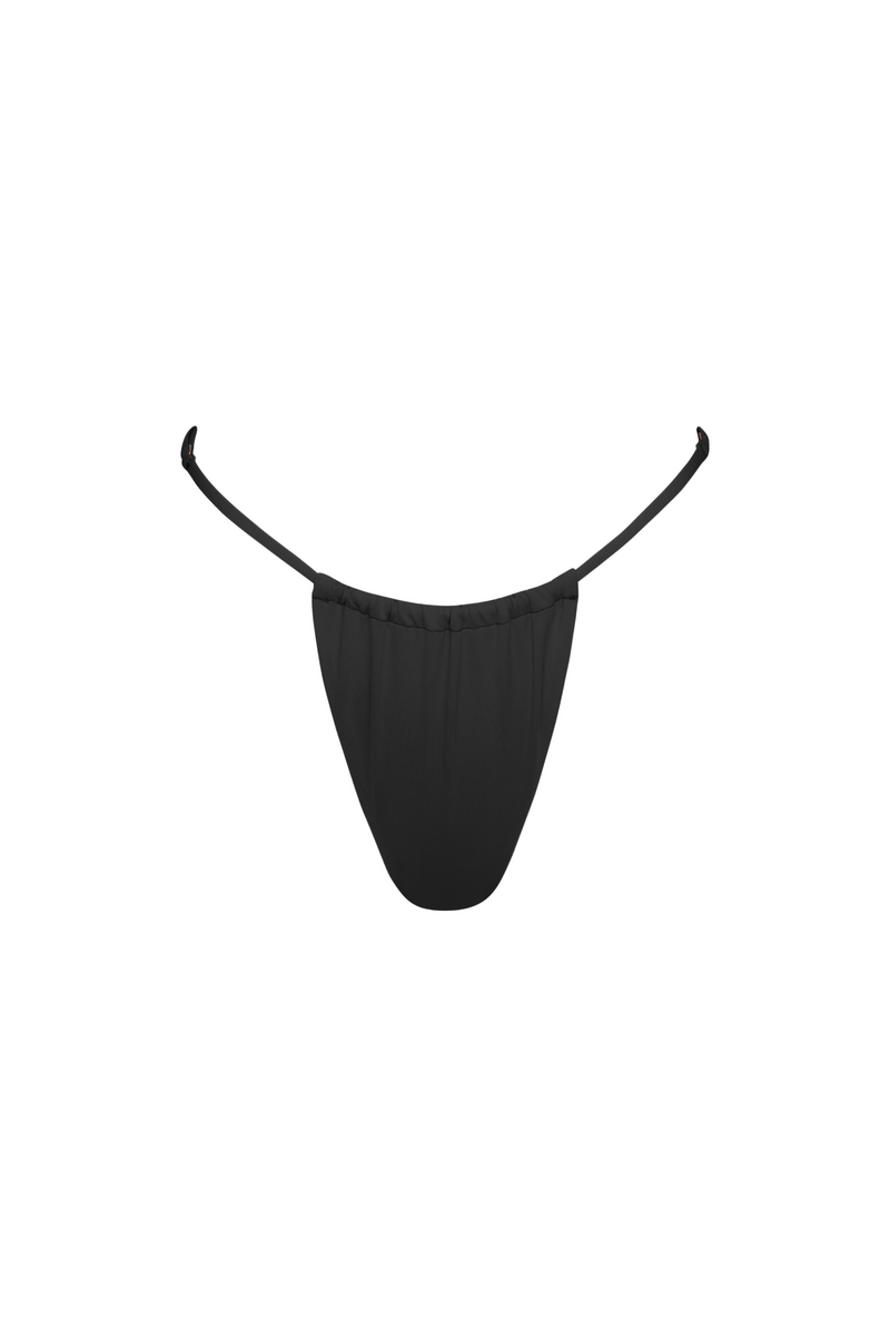 The Connie Tanning Noir Adjustable straps bottom