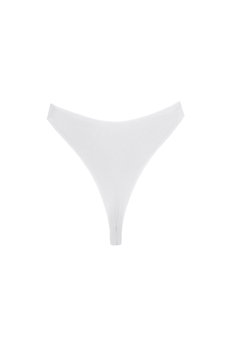 The Colette Ivory cheeky bikini bottom