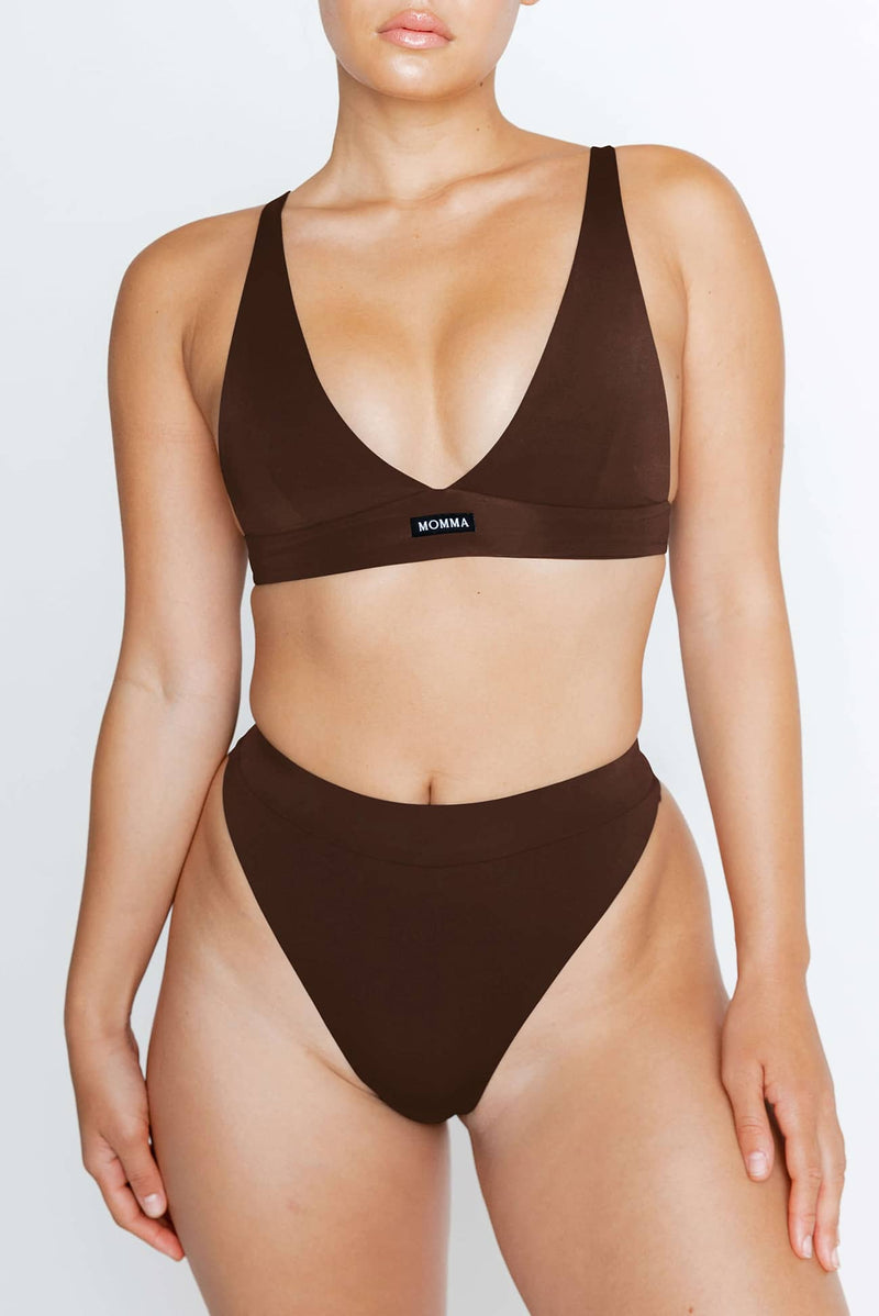 kahlo lounge chocolate swimwear