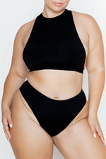 Maya Racer Noir Chest UV protection Swimsuit