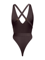 Nala One-Piece Chocolate Double layered Swimwear