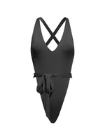 Nala One-Piece Noir 80% recycled nylon swimsuit